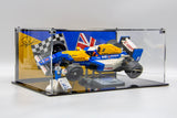 Acrylic Display case for Lego® set 10353 Williams Racing FW14B & Nigel Mansell- Made in the USA