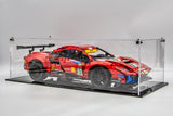 Acrylic Display Case for Lego® Technic 2022 Ford GT, Ferrari 488 GTE, and Porsche 911 RSR - sets 42154, 42125, and 42096 - Made in the USA