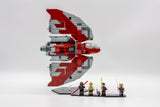Acrylic Display stand for Lego® Ahsoka Tano's T-6 Jedi Shuttle set 75362 - Made in USA