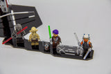 Acrylic Display stand for Lego® Ahsoka Tano's T-6 Jedi Shuttle set 75362 - Made in USA