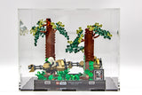 Acrylic display case for Lego® Endor™ Speeder Chase Diorama - Made in USA