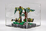 Acrylic display case for Lego® Endor™ Speeder Chase Diorama - Made in USA
