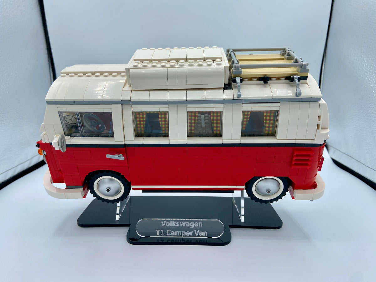 Acrylic display stand for Volkswagen® T1 Camper Van set 10220 Made i – Game Face Photography and Printing