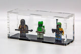 Acrylic Display case for 3 Lego® mini figures - Made in the USA