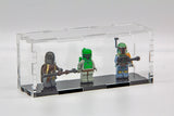 Acrylic Display case for 3 Lego® mini figures - Made in the USA