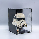 Acrylic display case for Lego® Helmet sets - Made in USA