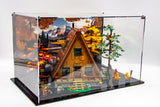 Acrylic display case for Lego® Idea A-Frame Cabin set 21338 - Made in the USA