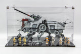 Acrylic Display Case for AT-TE Walker set 75337 - Made in the USA