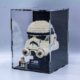 Acrylic display case for Lego® Helmet sets - Made in USA