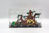 Acrylic display case for Lego® Dagobah™ Jedi™ Training Diorama - Made in USA