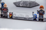 Acrylic display stand for Mandalorian Starfighter™  set 75316 - Made in USA
