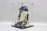 Acrylic display case for Lego® R2-D2™ set 75308 - Made in the USA