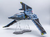 Acrylic display stand for Bad Batch™ Attack Shuttle set 75314 - Made in USA
