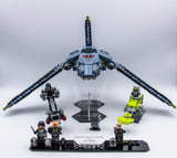 Acrylic display stand for Bad Batch™ Attack Shuttle set 75314 - Made in USA