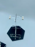 Acrylic display stand for Obi-Wan Kenobi’s Jedi Starfighter™ set 75333 - Made in USA