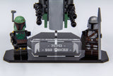 Acrylic display stand for Boba Fett's Starship™ set 75312  - Stand for Boba Fett's Starship™  - Made in USA