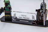 Acrylic display stand for Boba Fett's Starship™ set 75312  - Stand for Boba Fett's Starship™  - Made in USA