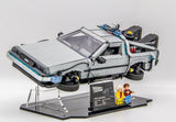Acrylic Display Stand for Back to the Future Time Machine set 10300 - Made in USA