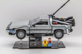 Acrylic Display Stand for Back to the Future Time Machine set 10300 - Made in USA