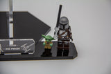 Acrylic display stand for The Mandalorian's N-1 Starfighter™ set 75325 - Made in USA
