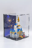 Acrylic display case for Lego® Mini Disney Castle set 40478 - Made in USA