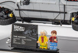 Acrylic Display Case for Back to the Future Time Machine set 10300