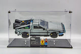Acrylic Display Case for Back to the Future Time Machine set 10300