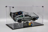 Acrylic Display Case for Back to the Future Time Machine set 10300
