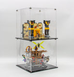 Universal Stackable Acrylic display case for Lego® sets 10 x 10 x 10 inches or less