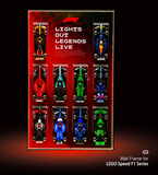 LEGO Speed Champions F1 Wall Display Frame – Formula 1 Car Wall Mount Organizer – LEGO F1 Storage Frame for Full Series – Gift for LEGO Collectors