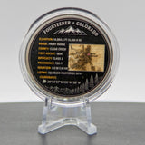 Colorado 14ers Challenge Coins | Choose Your Peak | Collectible Mountain Coins | Hiking Summit Souvenir