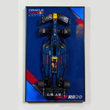 Wall Display Frame for LEGO Technic Formula 1  – F1 Car Wall Art for Ferrari, Mercedes, McLaren & Red Bull – Premium Framed Racing Display