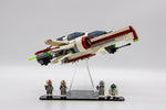 Acrylic display stand for ARC-170 Starfighter™ Set 75402 - Made in USA