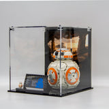 Display Case for LEGO BB-8 set 75452 | Star Wars BB8 Acrylic Case | Jakku Desert Background | Dustproof LEGO Star Wars Collector Display