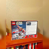 Acylic display case for boxed Lego® Christmas X-Wing set 4002019