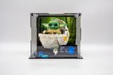 Acrylic display case for Lego® Grogu™ with Hover Pram set 75403  - Made in the USA