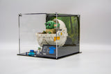 Acrylic display case for Lego® Grogu™ with Hover Pram set 75403  - Made in the USA