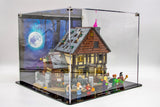 Acrylic display case for Lego® Disney Hocus Pocus: The Sanderson Sisters' Cottage set 21341 - Made in the USA