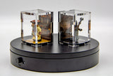 Customizable Acrylic display case for single Lego mini figure - Custom background and base - Made in USA