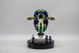 Acrylic Display Stand for Jango Fett's Starship Set 75433 - made in USA