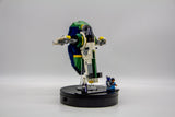 Acrylic Display Stand for Jango Fett's Starship Set 75433 - made in USA