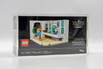 Acrylic Display case for boxed Lego® Lars Family Homestead Kitchen 2022 GWP Set 40531 - Made in the USA