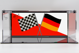 Acrylic Display case for Lego® set 11375 - Ferrari F2004 & Michael Schumacher - Made in the USA
