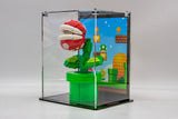 Acrylic display case for Lego® Piranha Plant set 71426 - Made in USA