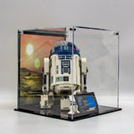 Acrylic display case for Lego® R2D2™ set 75379 - Made in the USA