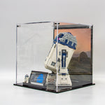 Acrylic display case for Lego® R2D2™ set 75379 - Made in the USA