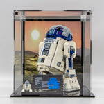 Acrylic display case for Lego® R2D2™ set 75379 - Made in the USA