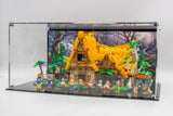 Acrylic display case for LEGO® Snow White and the Seven Dwarfs' Cottage set 43242