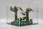 Acrylic display case for Lego® Endor™ Speeder Chase Diorama - Made in USA