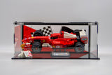 Acrylic Display case for Lego® set 11375 - Ferrari F2004 & Michael Schumacher - Made in the USA